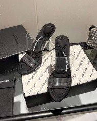 Alexander Wang Transparent Strap Block Heel Sandals