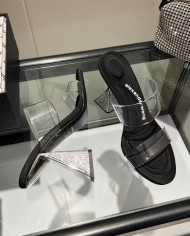 Alexander Wang Transparent Strap Block Heel Sandals