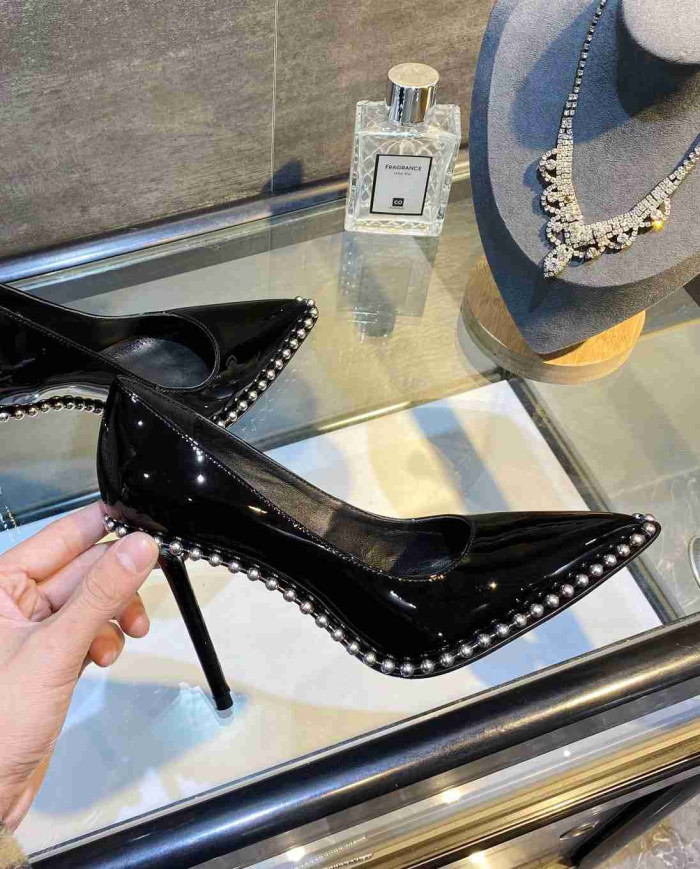 Alexander Wang Studded Pointed Toe Stiletto Pumps