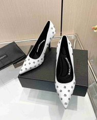 Alexander Wang Jacquard Pointed Toe High Heels