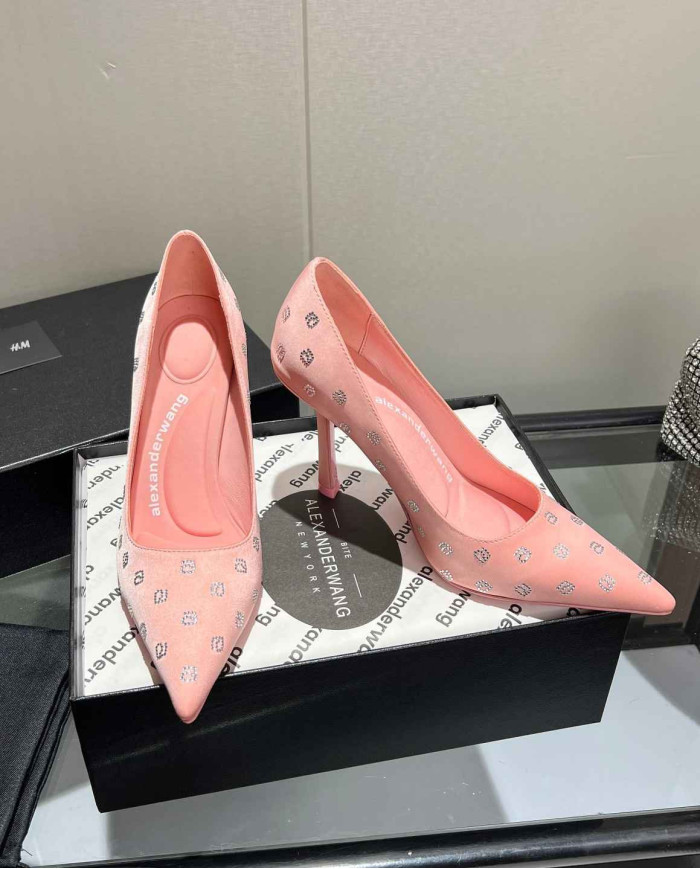 Alexander Wang Jacquard Pointed Toe High Heels