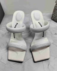 Alexander Wang Square Toe Thin Strap High Heel Sandals