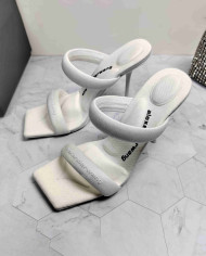 Alexander Wang Square Toe Thin Strap High Heel Sandals