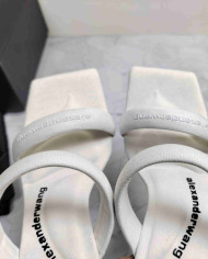 Alexander Wang Square Toe Thin Strap High Heel Sandals