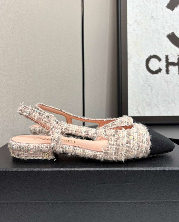 Chanel Women's Tweed Flats