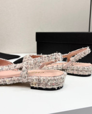 Chanel Women's Tweed Flats