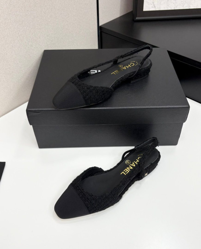Chanel Women's Tweed Flats
