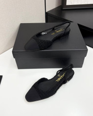 Chanel Women's Tweed Flats