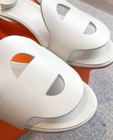 Hermes Women's Leather Sandals