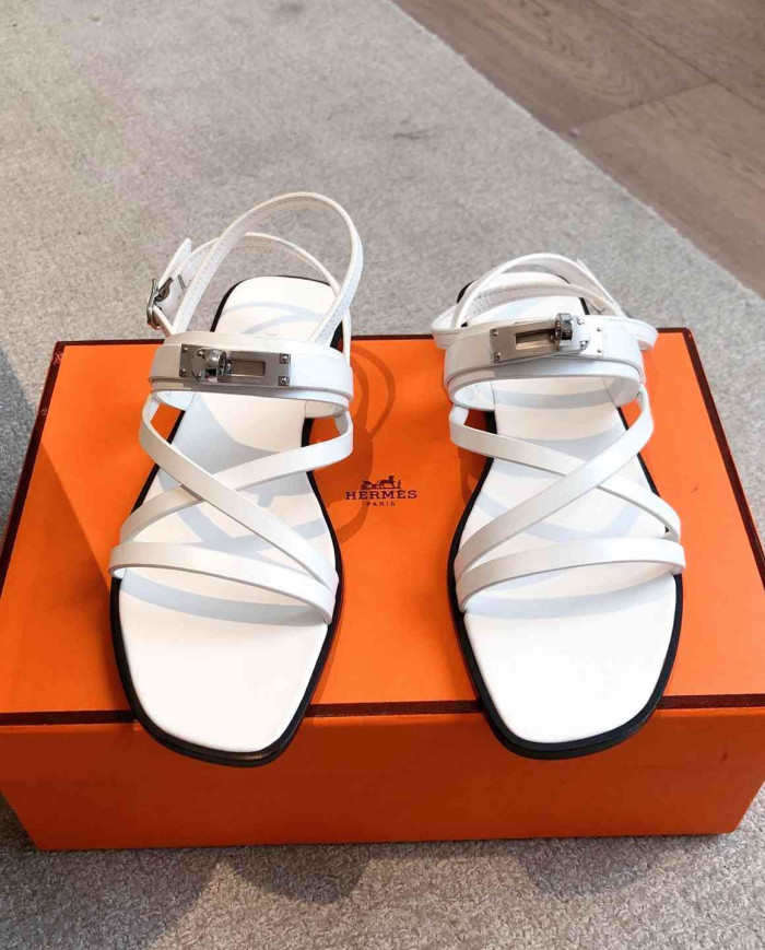 Hermes Women's Buckle Open Toe Sandals