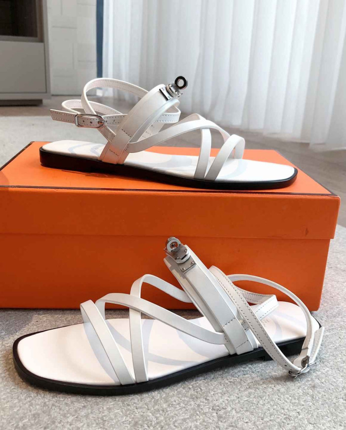 Hermes Women's Buckle Open Toe Sandals