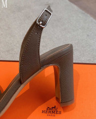 Hermes Women's H Cutout Buckle Heeled Sandals