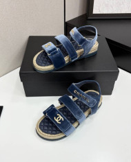 Chanel Women's Espadrille Flat Beach Sandals