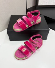 Chanel Women's Espadrille Flat Beach Sandals