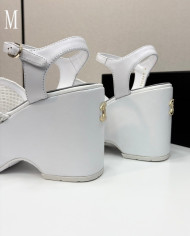 Chanel Platform Wedge Sandals
