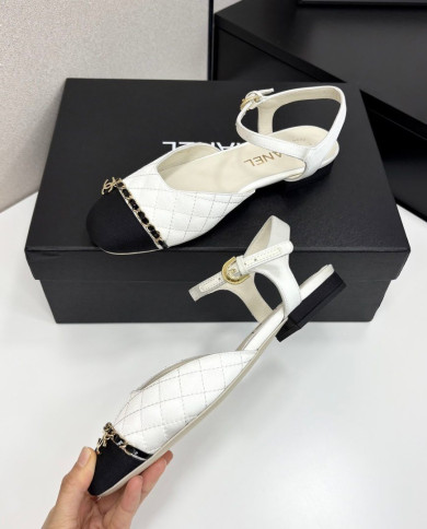 Chanel Quilted Ankle Strap shoes