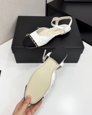 Chanel Quilted Ankle Strap shoes