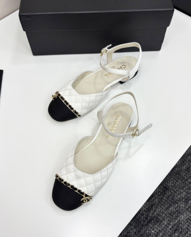 Chanel Quilted Ankle Strap shoes