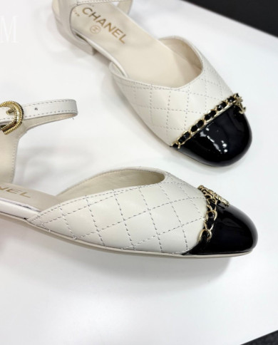 Chanel Quilted Mary Jane Shoes