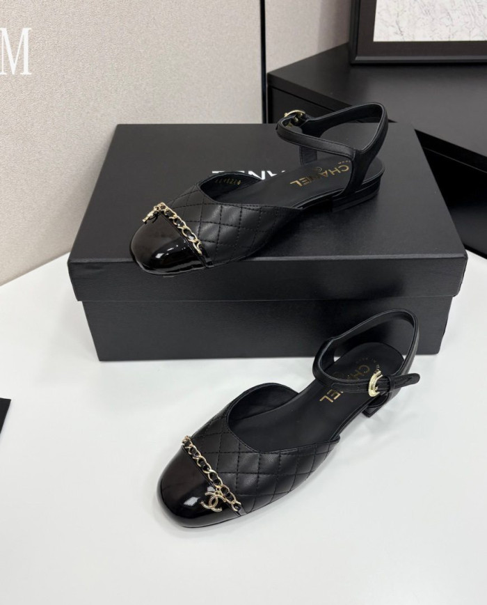 Chanel Quilted Mary Jane Shoes