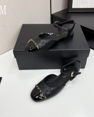 Chanel Quilted Mary Jane Shoes