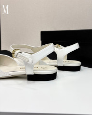 Chanel Quilted Ankle Strap shoes