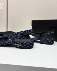 Chanel Printed Slingback Shoes