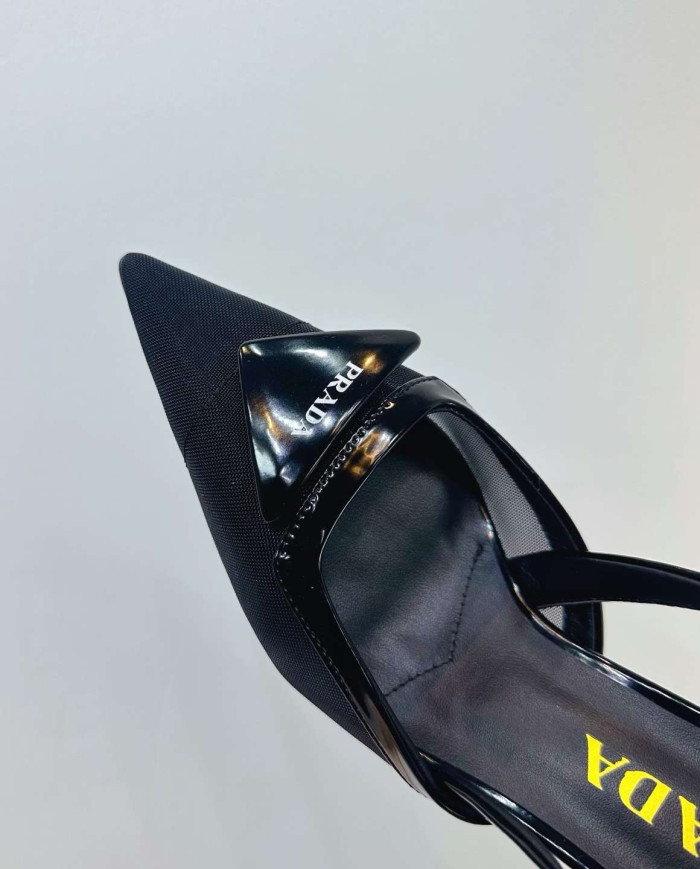 Prada Pointed Toe Slingback shoes