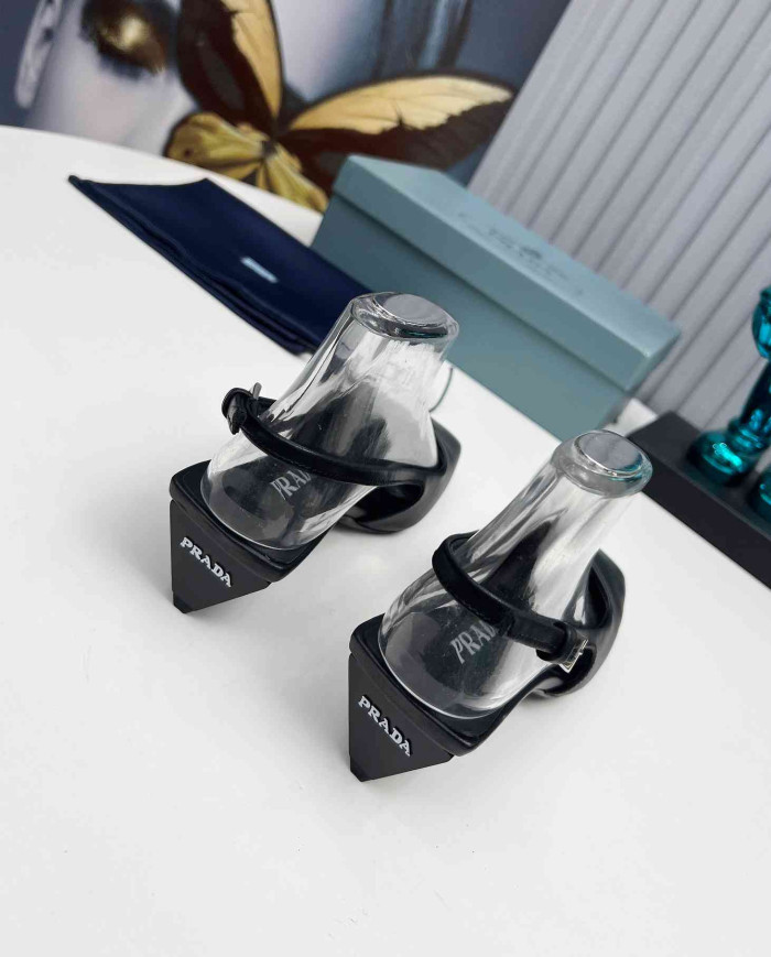 Prada Women's Square Toe Slingback shoes