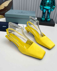 Prada Women's Square Toe Slingback shoes