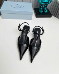 Prada Women's Pointed Toe T Strap shoes