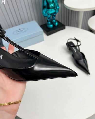 Prada Women's Pointed Toe T Strap shoes