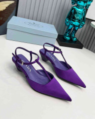 Prada Women's Pointed Toe T Strap shoes