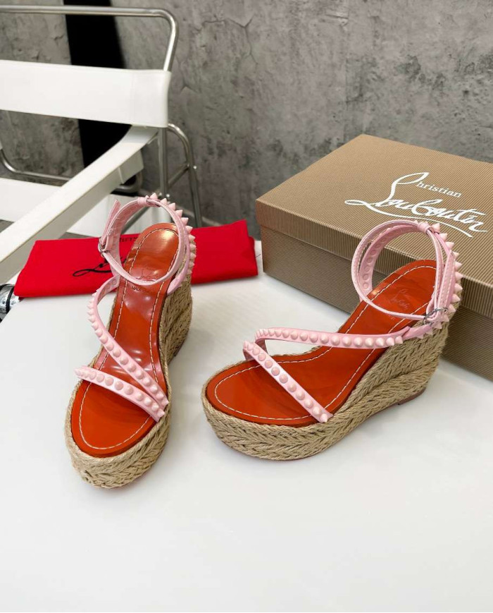 Christian Louboutin Strap Espadrille Sandals