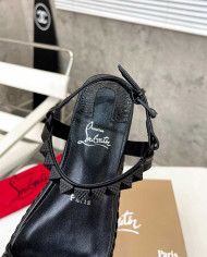 Christian Louboutin Studded Wedge Sandals