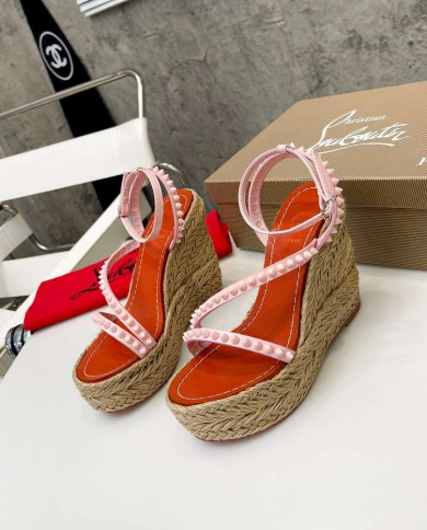 Christian Louboutin Strap Espadrille Sandals