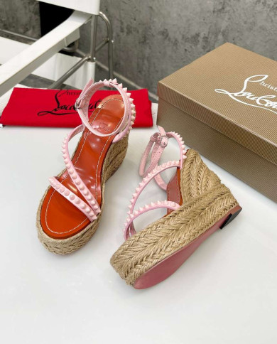Christian Louboutin Strap Espadrille Sandals