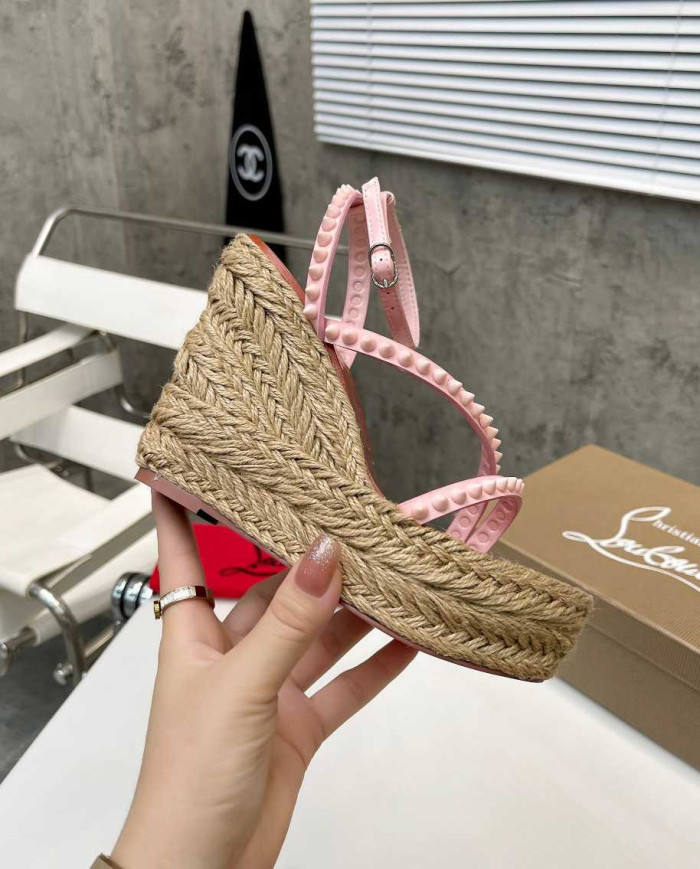 Christian Louboutin Strap Espadrille Sandals