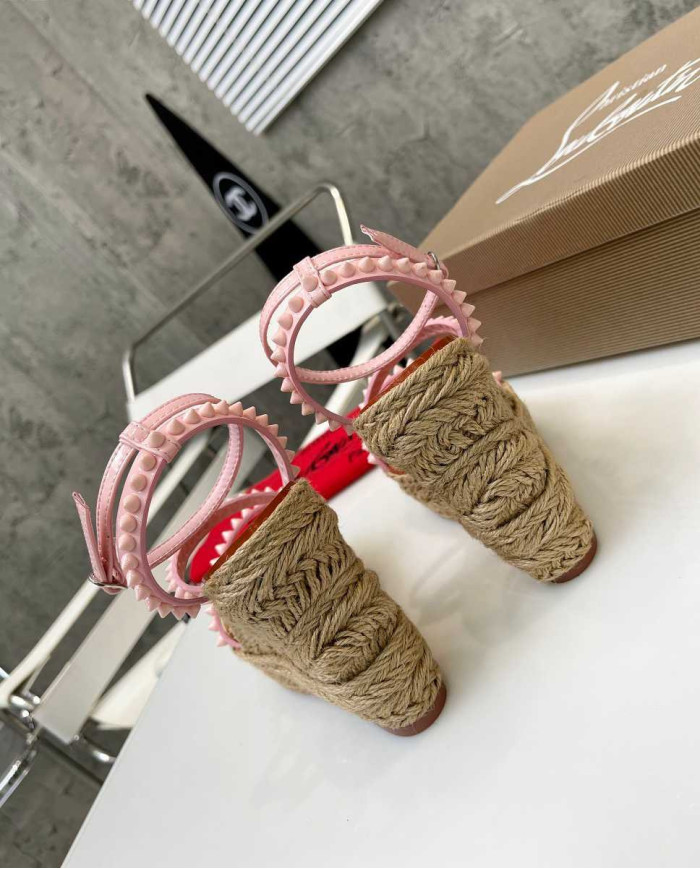 Christian Louboutin Strap Espadrille Sandals