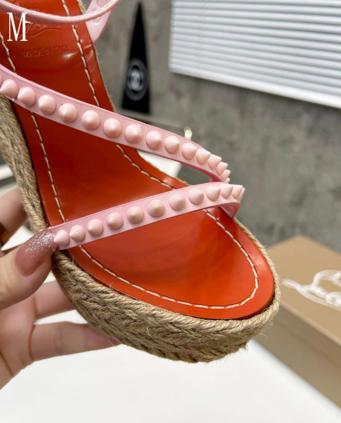 Christian Louboutin Strap Espadrille Sandals