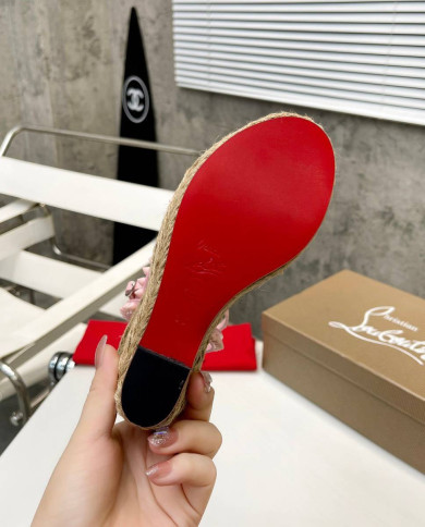 Christian Louboutin Strap Espadrille Sandals