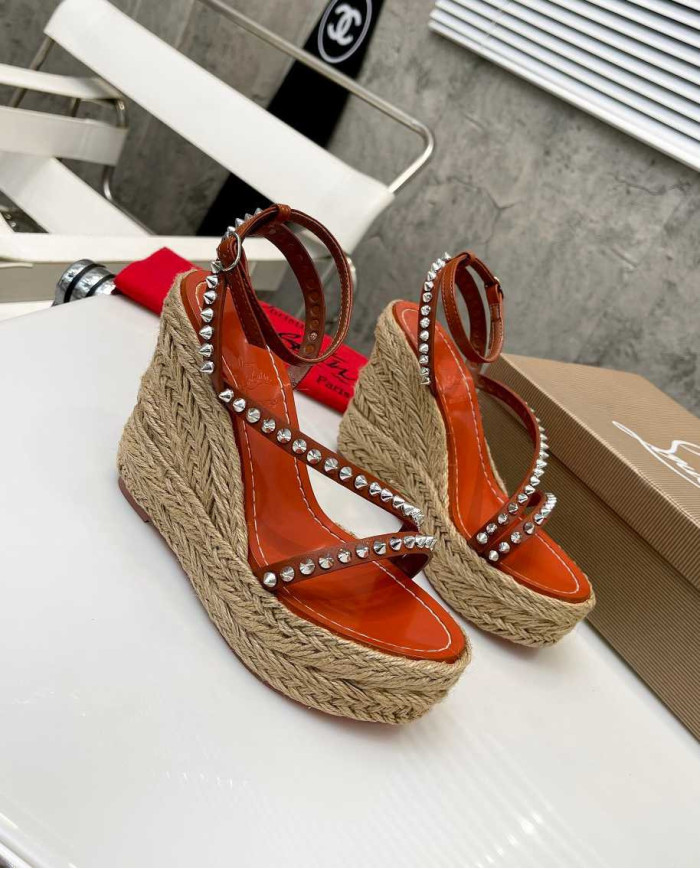 Christian Louboutin Strap Espadrille Sandals