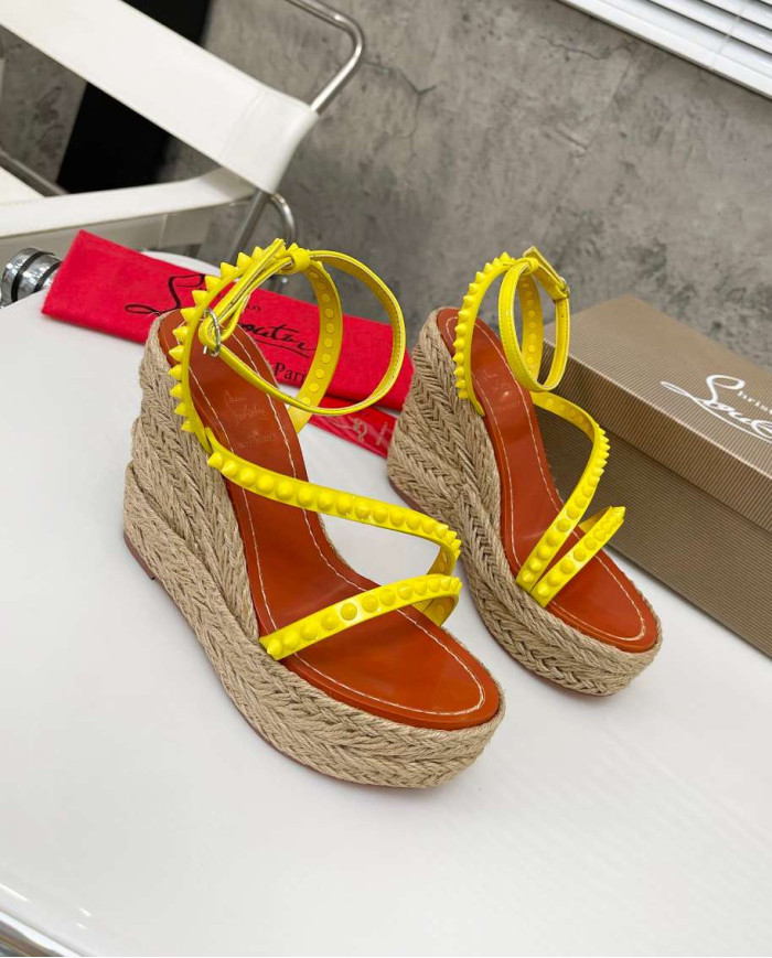 Christian Louboutin Strap Espadrille Sandals