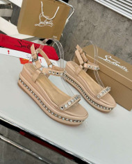 Christian Louboutin Rhinestone Embellished Sandals