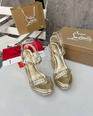 Christian Louboutin Rhinestone Embellished Sandals
