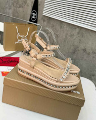 Christian Louboutin Rhinestone Embellished Sandals