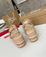 Christian Louboutin Rhinestone Embellished Sandals