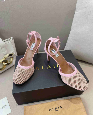 Alaïa Fishnet Sandals