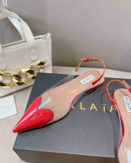 Alaïa Heart Transparent Flats
