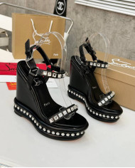 Christian Louboutin Rhinestone Embellished Sandals